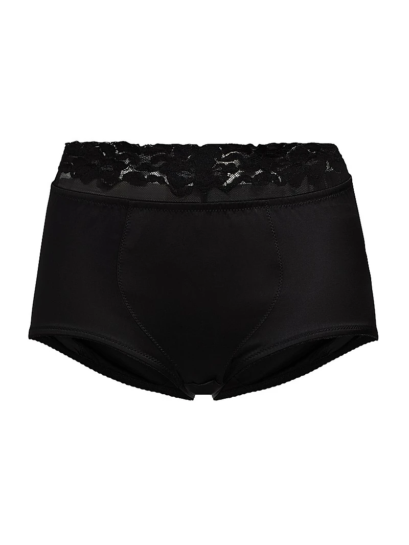 Brief Silk-Blend Slip Panty