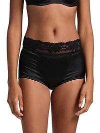 Brief Silk-Blend Slip Panty
