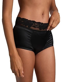 Brief Silk-Blend Slip Panty