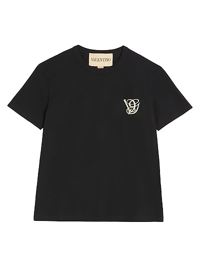 Cotton T-Shirt with VG Patch