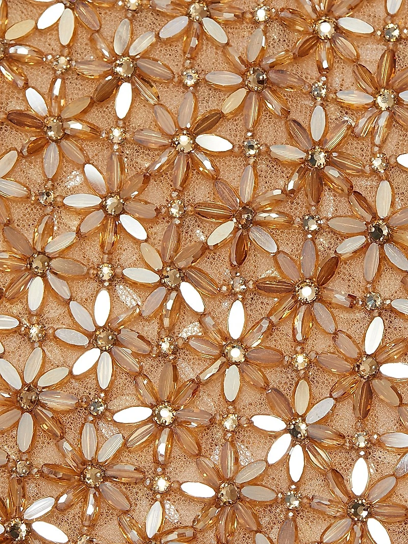 Embellished Tulle Day Minidress