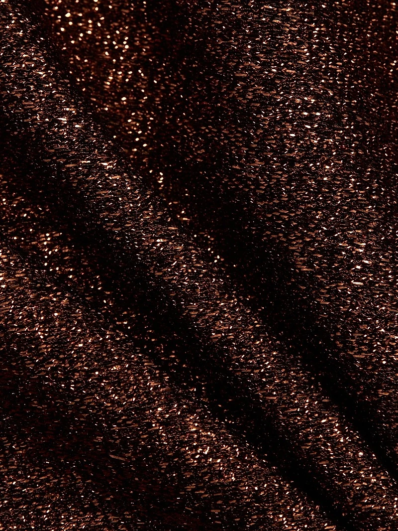 Metallic Lamé Cocktail Dress