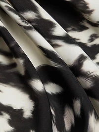 Cow-Printed Cocktail Dress