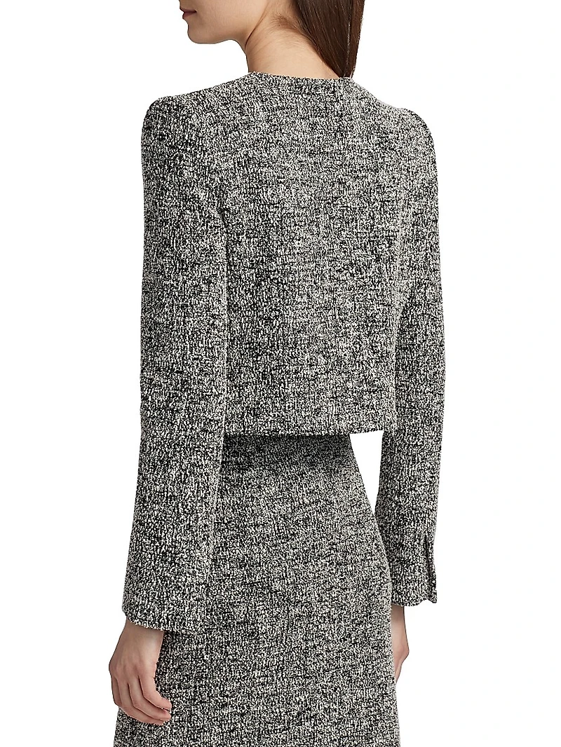 Bouclé Tweed Tailored Jacket