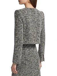 Bouclé Tweed Tailored Jacket