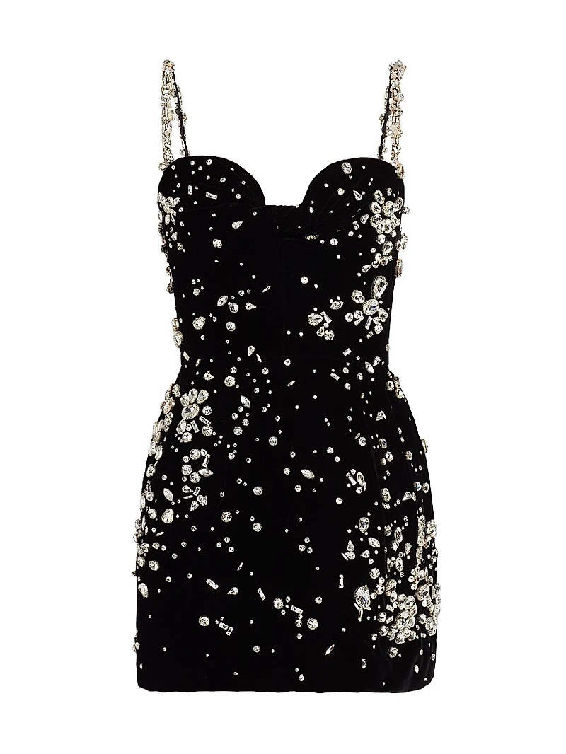 Jewel Embellished Cocktail Dress
