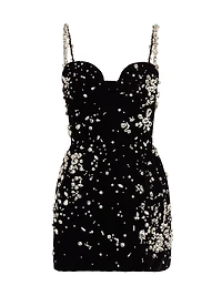 Jewel Embellished Cocktail Dress