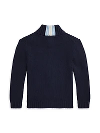 Little Boy's & Knit Zip Sweater
