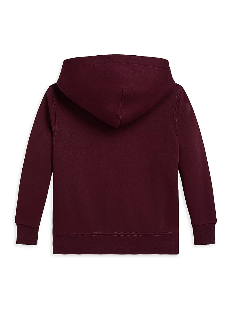 Little Boy's & Polo Bear Cotton-Blend Fleece Hoodie