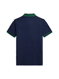 Little Boy's & Polo Bear Cotton Shirt