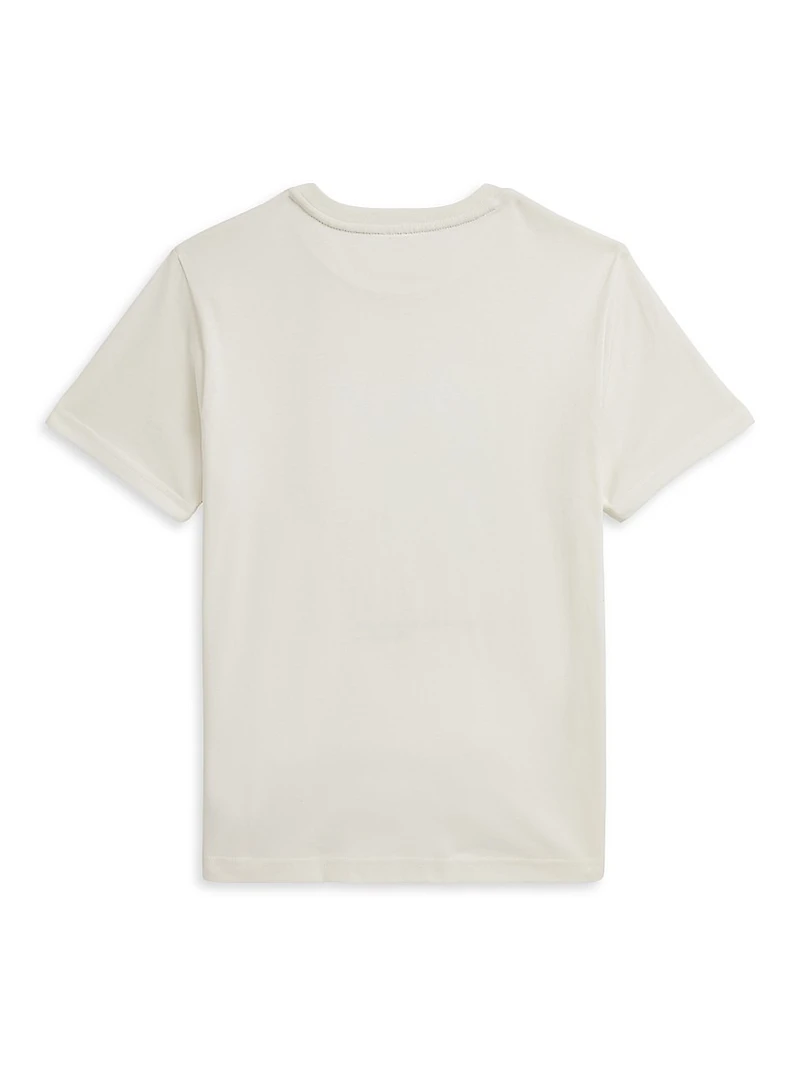 Little Boy's & Polo Bear Cotton T-Shirt