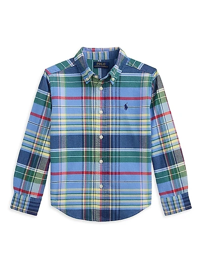 Little Boy's & Cotton Oxford Shirt
