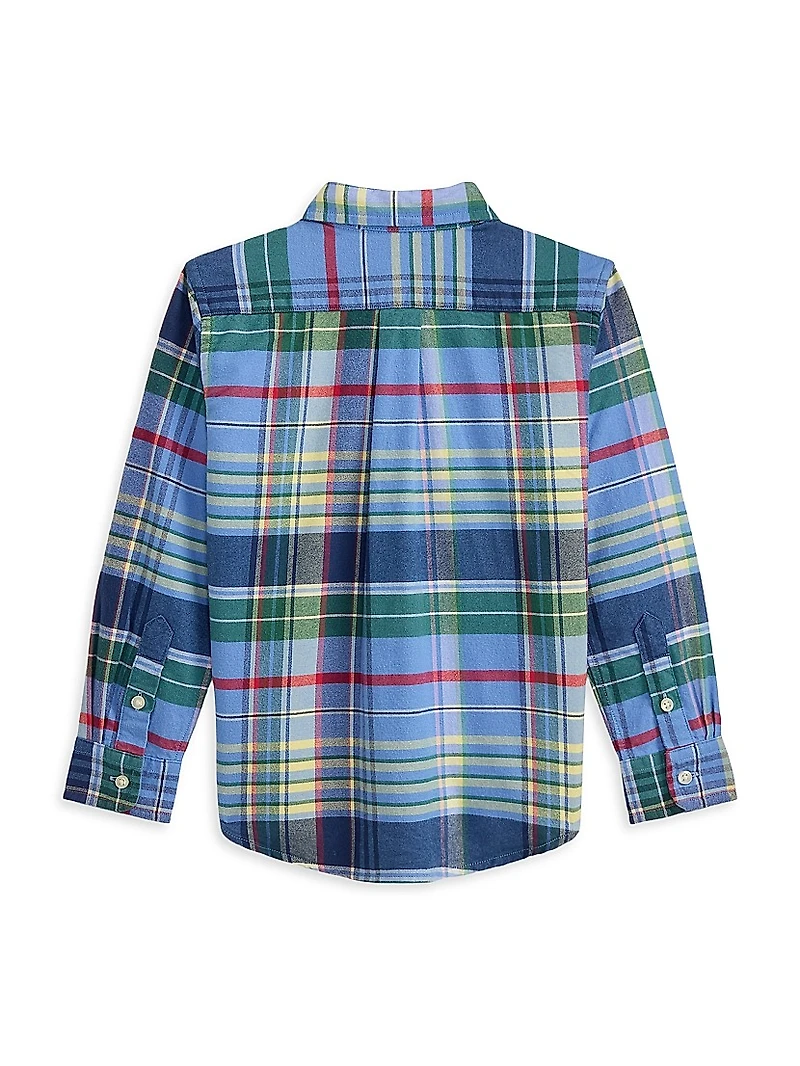 Little Boy's & Cotton Oxford Shirt