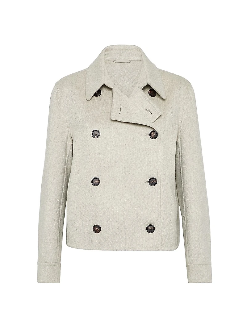 Hand Crafted Cropped Pea Coat