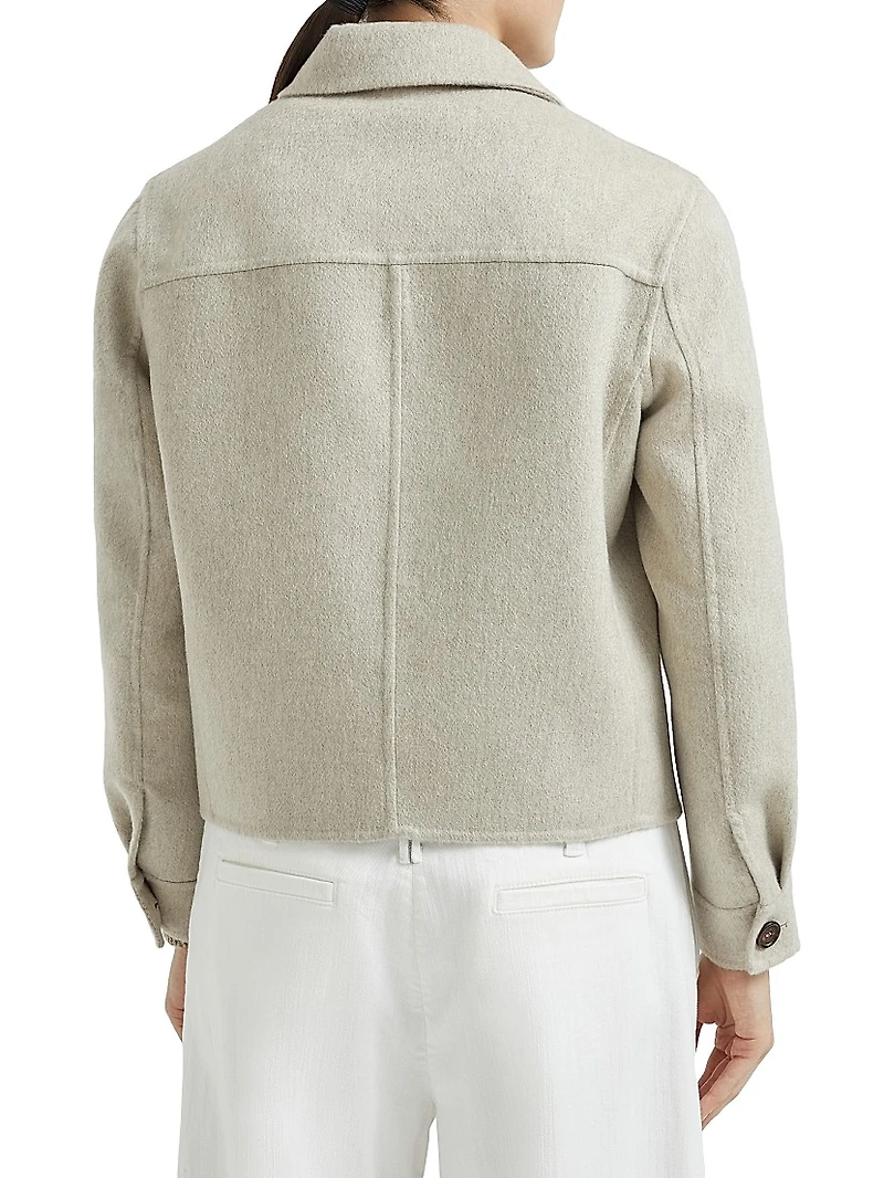 Hand Crafted Cropped Pea Coat
