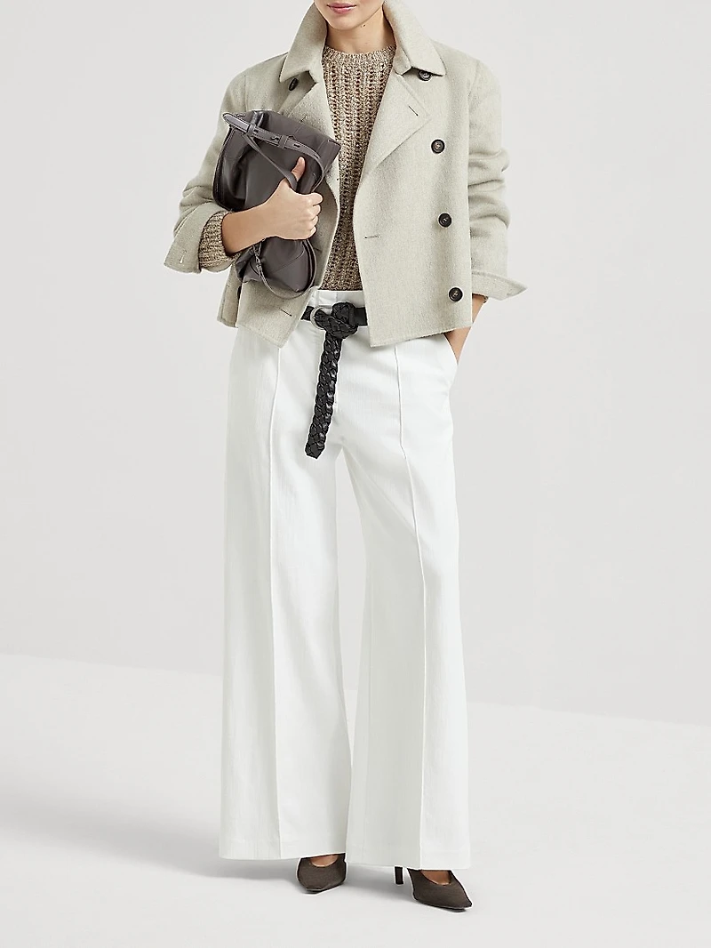Hand Crafted Cropped Pea Coat