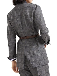 Virgin Wool Prince of Wales Blazer
