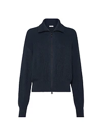 Sparkling Cotton Vanisé English Rib Cardigan