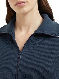 Sparkling Cotton Vanisé English Rib Cardigan