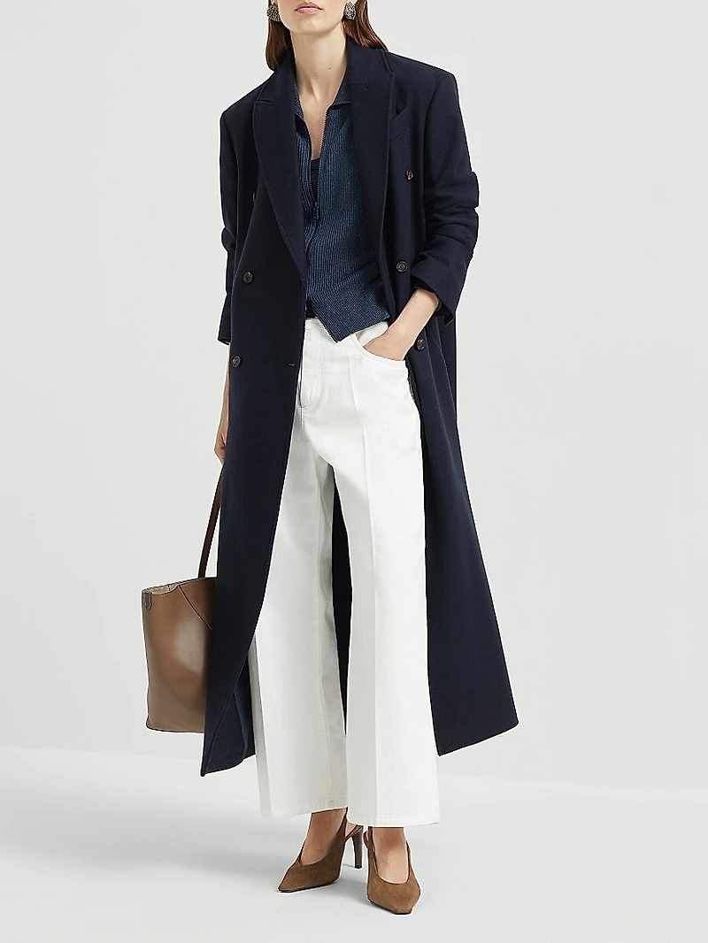 Sparkling Cotton Vanisé English Rib Cardigan