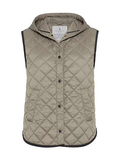 Lightweight Matte Nylon Quilted Vest