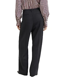 Virgin Wool Fluid Crepe Twill Sartorial Track Trousers