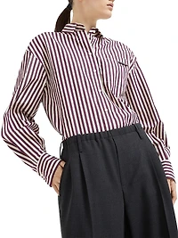 Virgin Wool Fluid Crepe Twill Sartorial Track Trousers