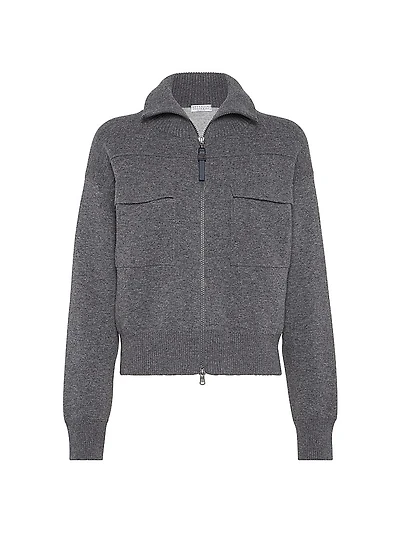 Cashmere Double Knit Cardigan