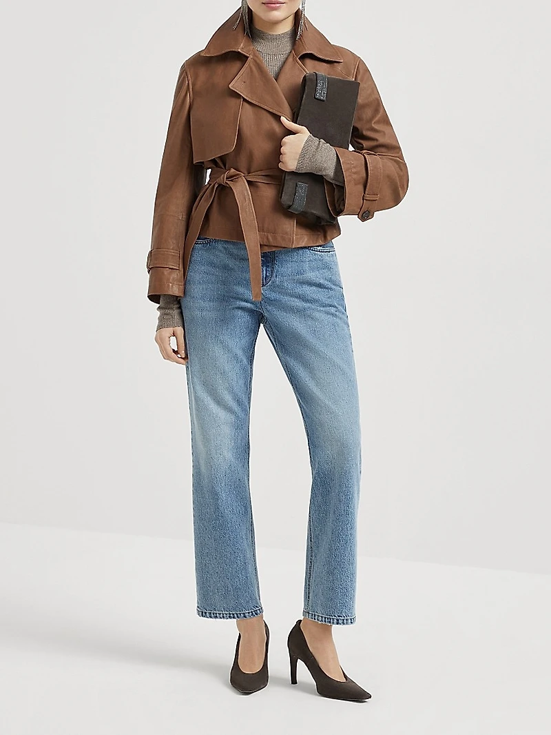Sparkling Cashmere Lightweight Rib Knit Top