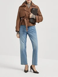 Sparkling Cashmere Lightweight Rib Knit Top