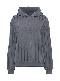 Cotton Smooth French Terry Hooded Sweatshirt