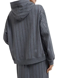 Cotton Smooth French Terry Hooded Sweatshirt