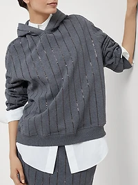 Cotton Smooth French Terry Hooded Sweatshirt