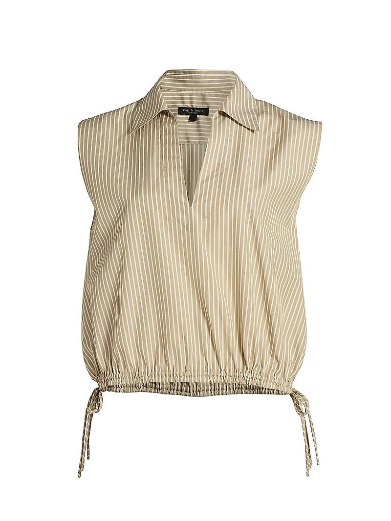 Fiona Striped Sleeveless Top