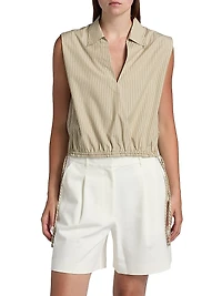 Fiona Striped Sleeveless Top
