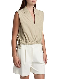 Fiona Striped Sleeveless Top