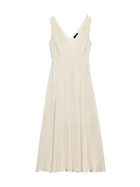 Lou V-Neck Midi-Dress