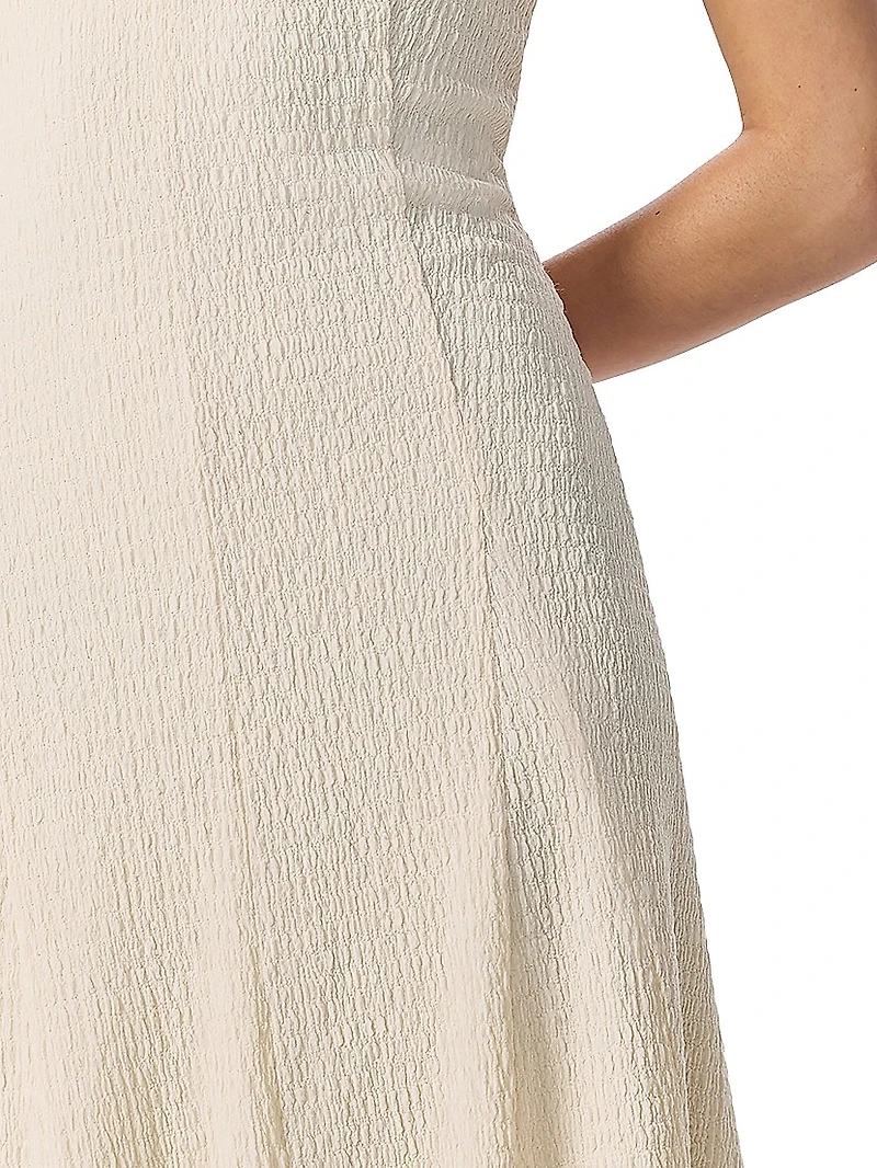 Lou V-Neck Midi-Dress