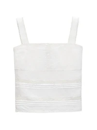 Viviana Eyelet Lace Tank