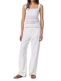 Viviana Eyelet Lace Tank