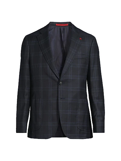 Delain Plaid Wool Jacket