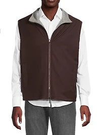 Reversible Wool-Blend Vest