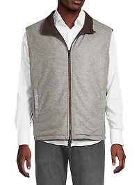 Reversible Wool-Blend Vest