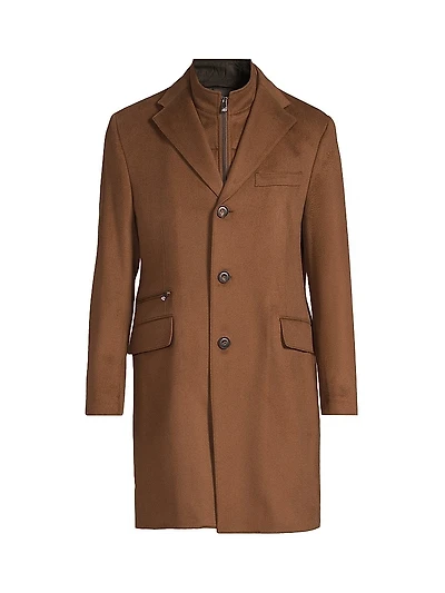 Wool Single-Breasted Topcoat