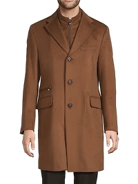 Wool Single-Breasted Topcoat