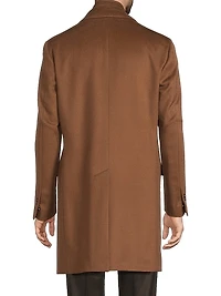 Wool Single-Breasted Topcoat