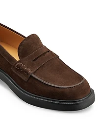 Suede Penny Loafers