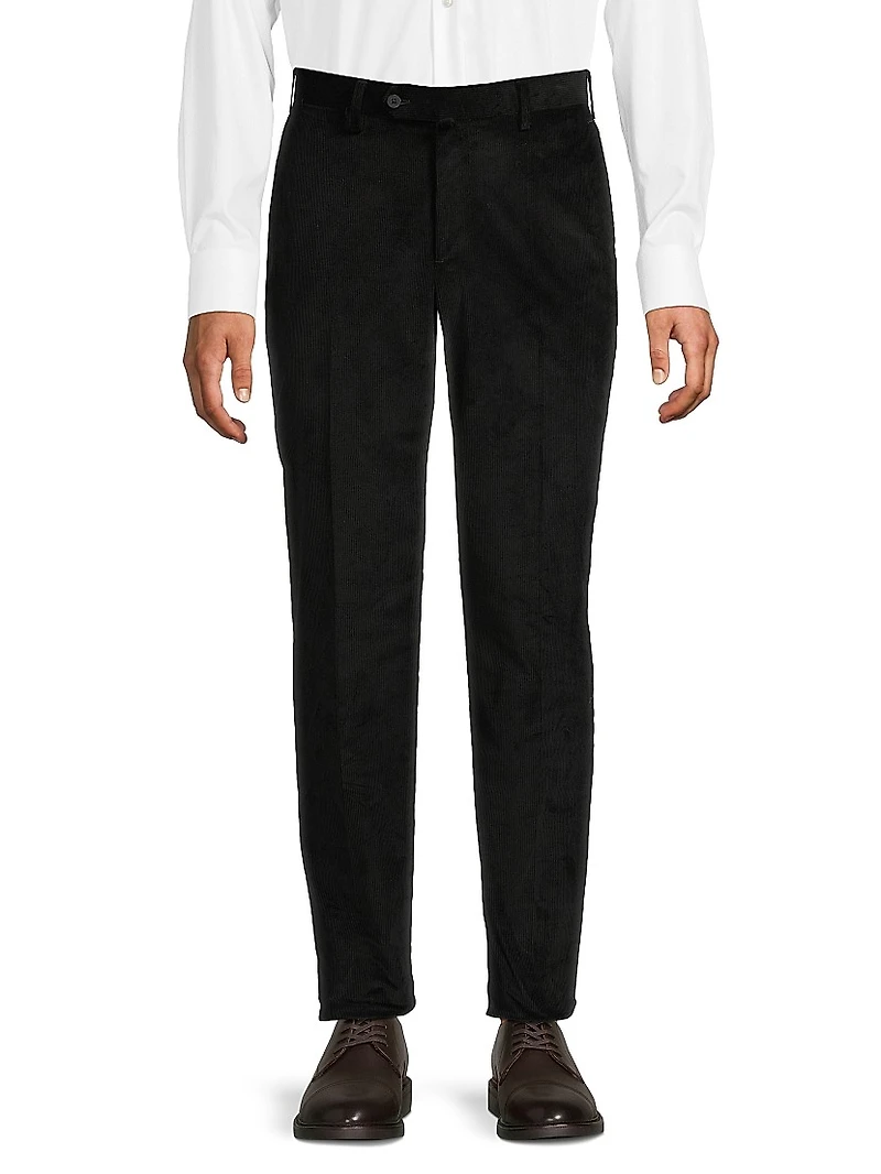 Dynamic Comfort Cotton-Blend Corduroy Pants