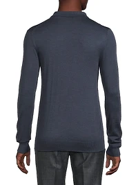 Wool Polo Sweater