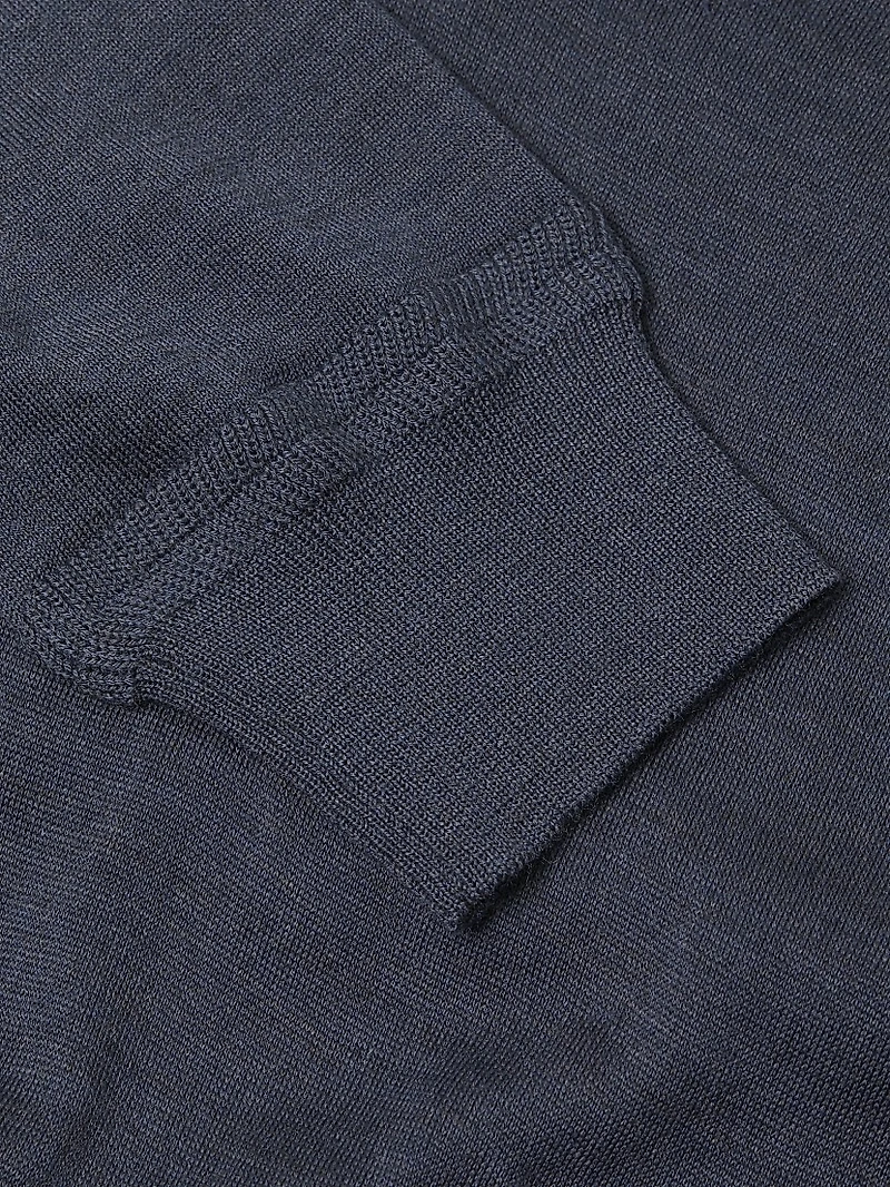Wool Polo Sweater